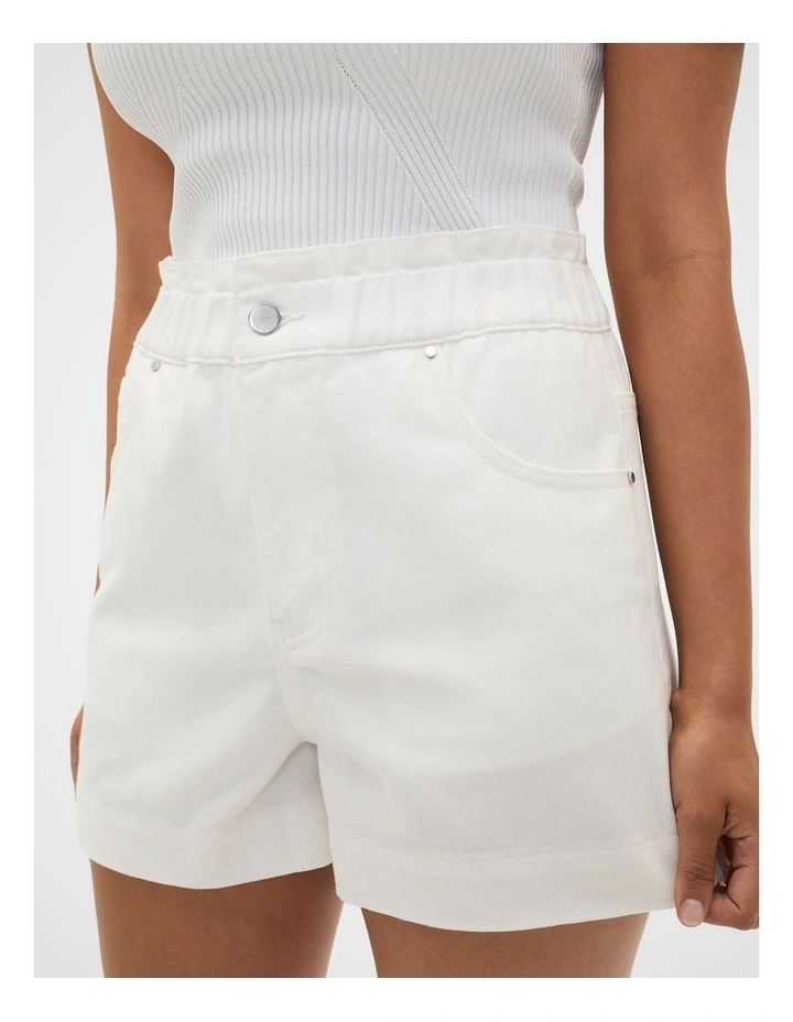 Core Denim Relaxed Paperbag Short image 3