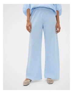 Core Linen Easy Wide Leg Pant