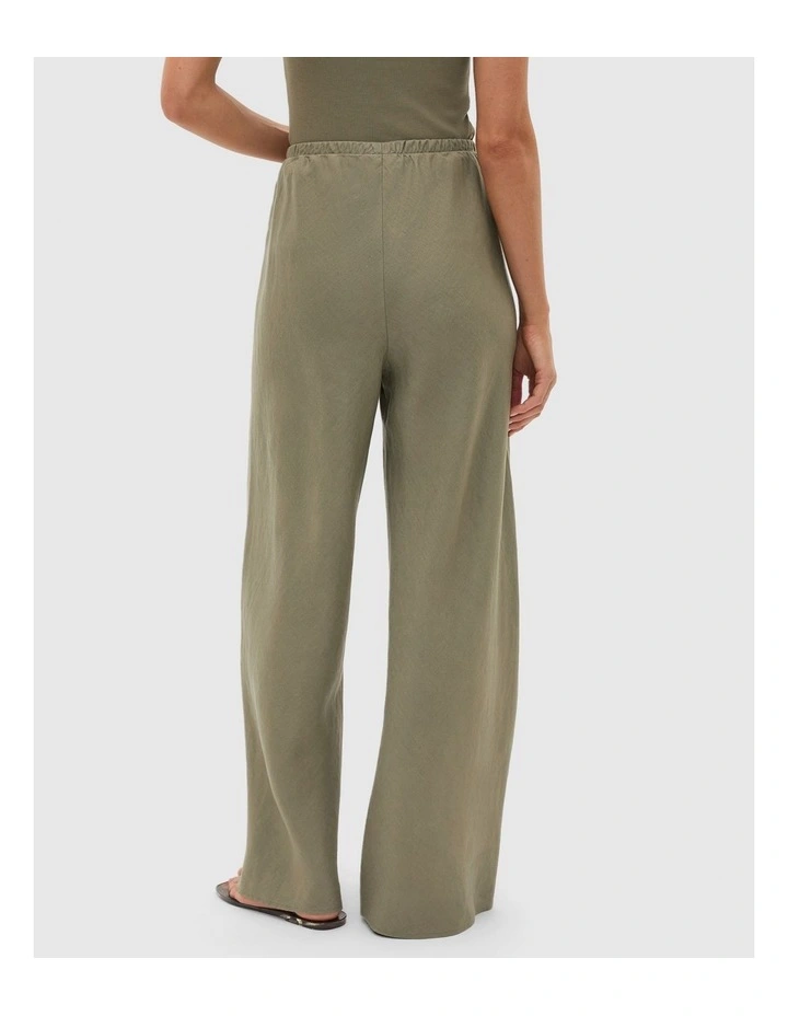 Core Linen Easy Wide Leg Pant image 4