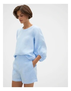 Core Linen High Rise Short