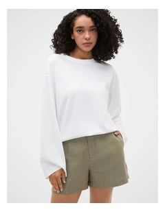 Core Linen High Rise Short