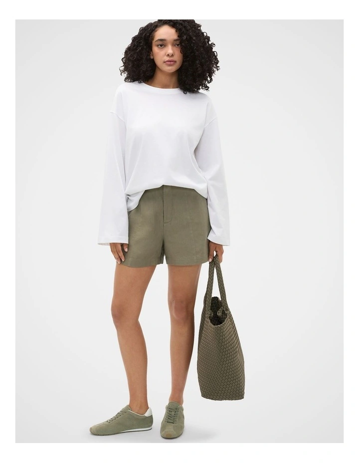 Core Linen High Rise Short image 2