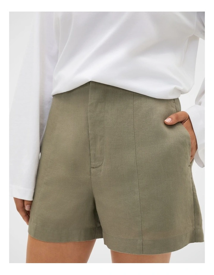 Core Linen High Rise Short image 3