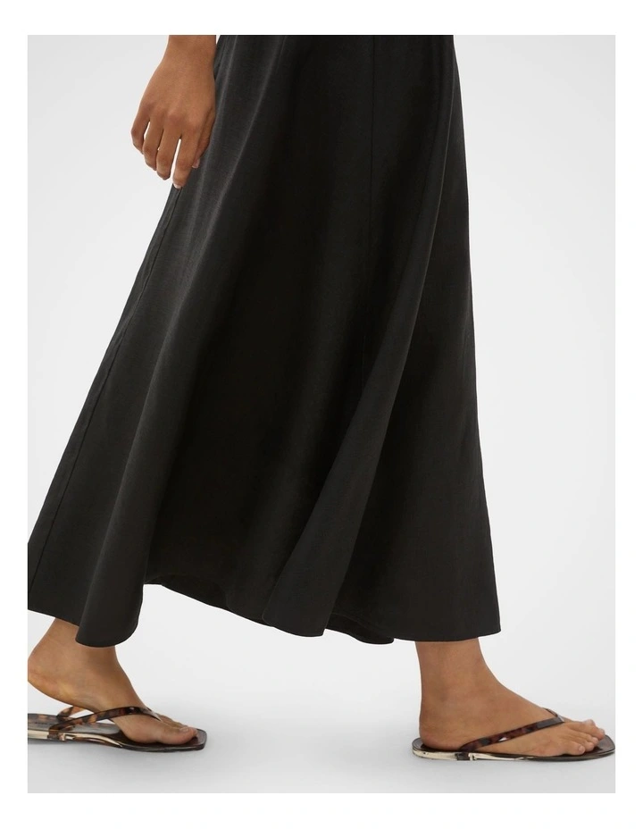 Core Linen Midi Skirt image 2