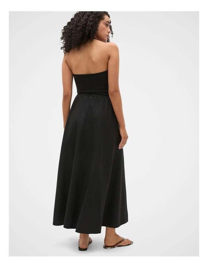 Core Linen Midi Skirt image 4
