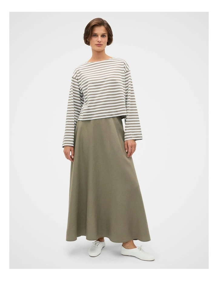 Core Linen Midi Skirt image 2