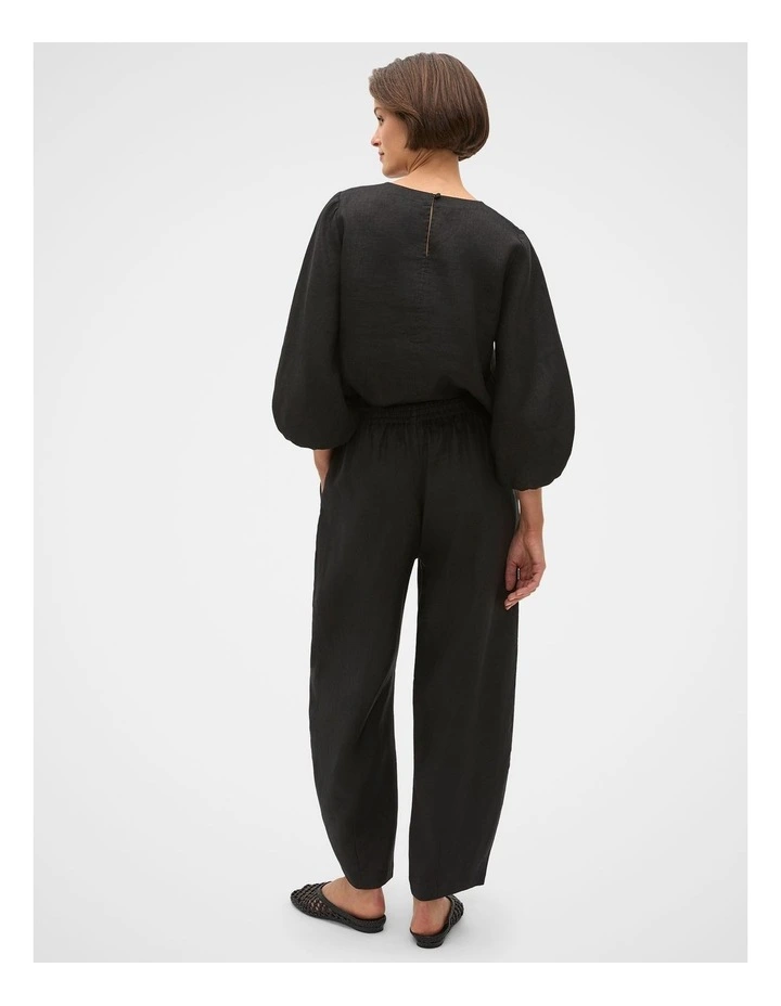 Core Linen Soft Barrel Leg Pant image 4