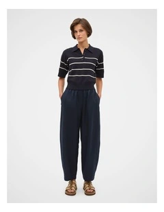 Core Linen Soft Barrel Leg Pant