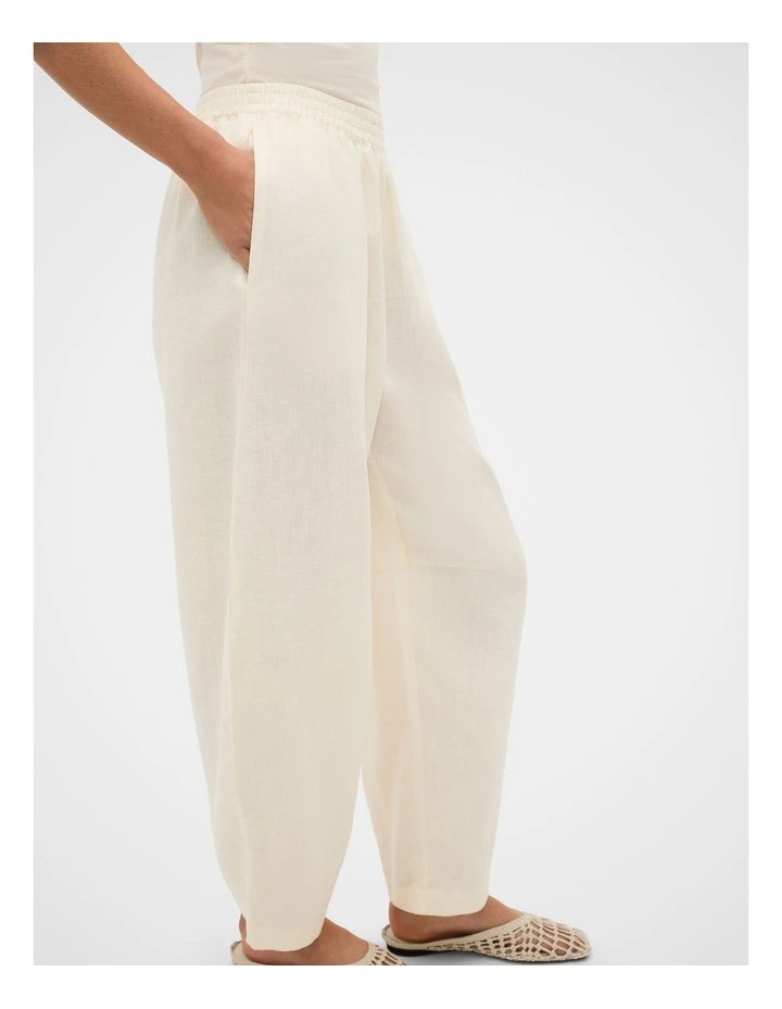 Core Linen Soft Barrel Leg Pant image 2