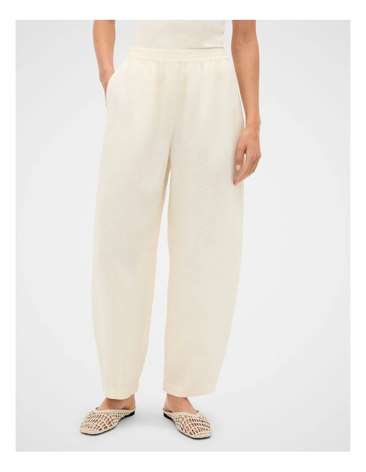 Core Linen Soft Barrel Leg Pant image 3