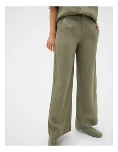 Core Linen Waisted Pant
