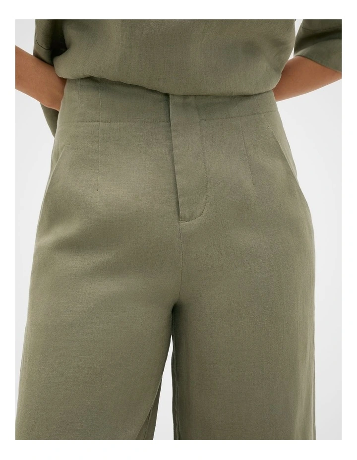Core Linen Waisted Pant image 2