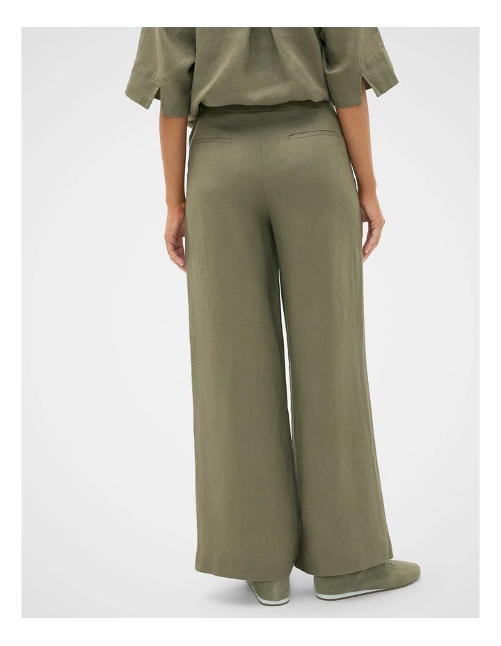 Core Linen Waisted Pant image 4