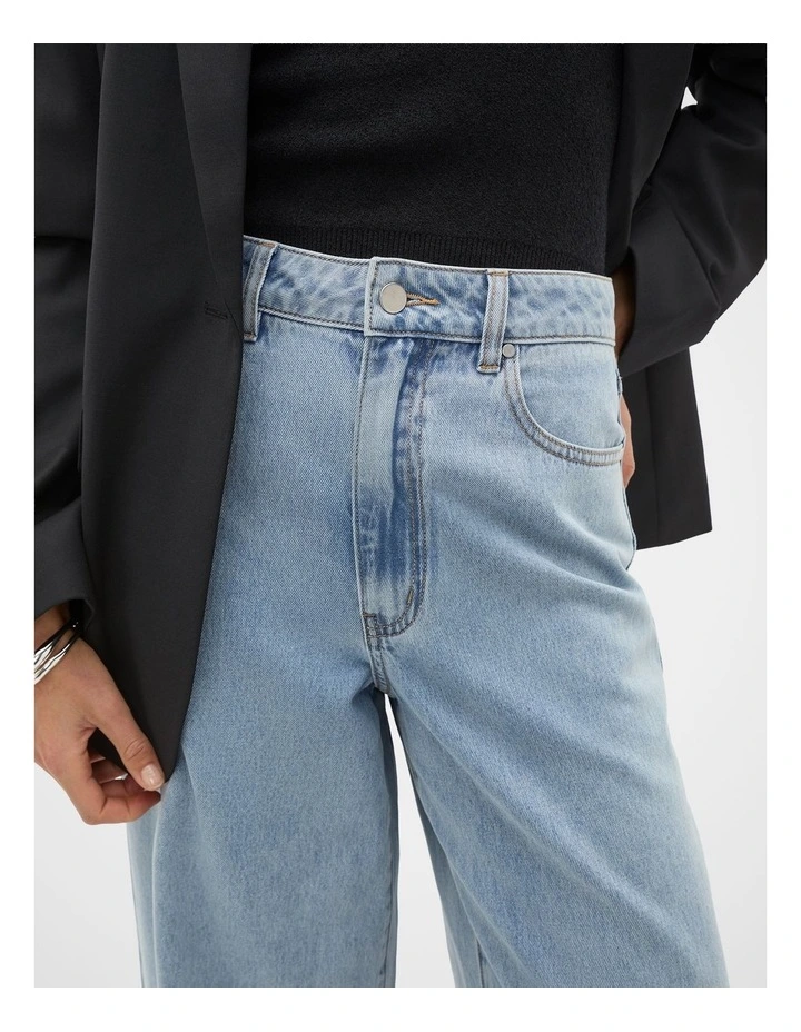 Denim Wide Leg Pant image 2