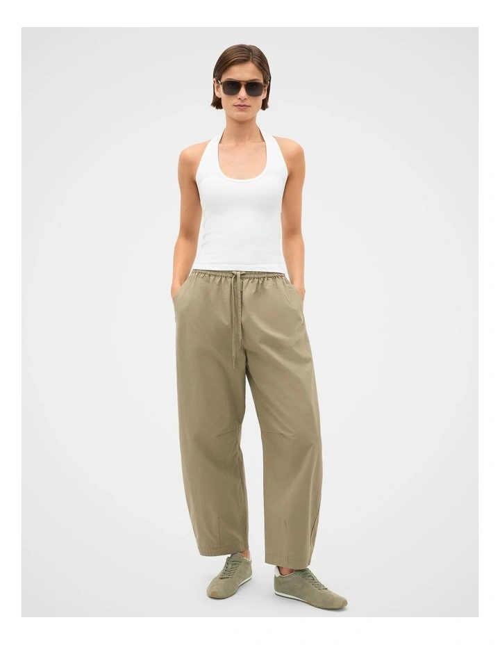 Halter Rib Scoop Neck Tank image 2