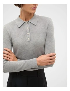 Jacquard Knit Polo