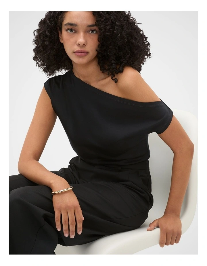 Jersey Drape Top image 3