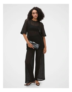 Lace Sheer Boxy Tee