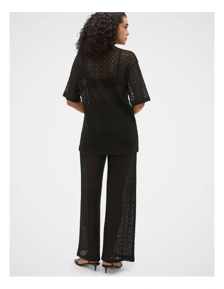 Lace Sheer Boxy Tee image 4