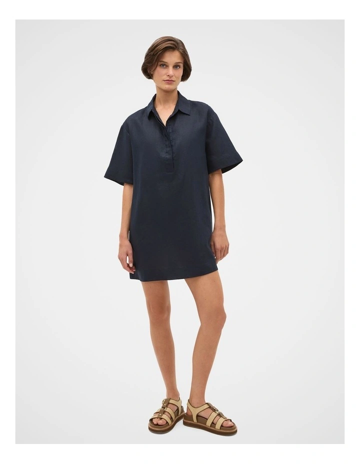 Linen Shirt Mini Dress image 4