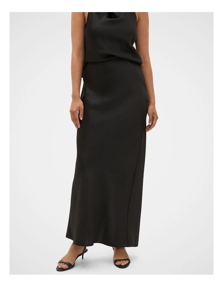 Satin Slip Column Skirt image 1