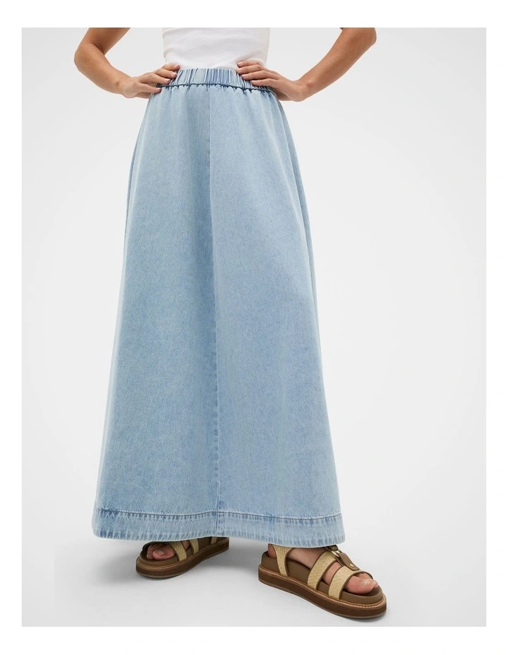 Soft Denim Circle Skirt image 4