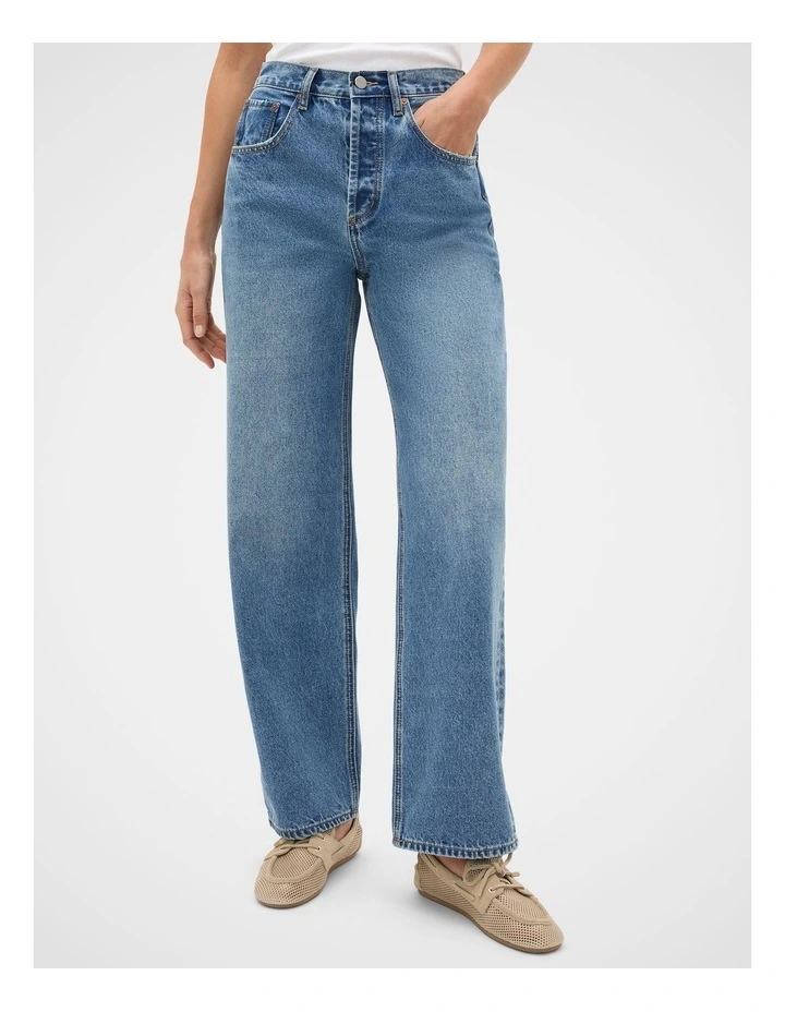 Straight Leg Denim Jean image 1