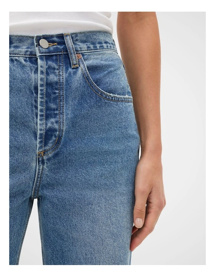 Straight Leg Denim Jean image 3
