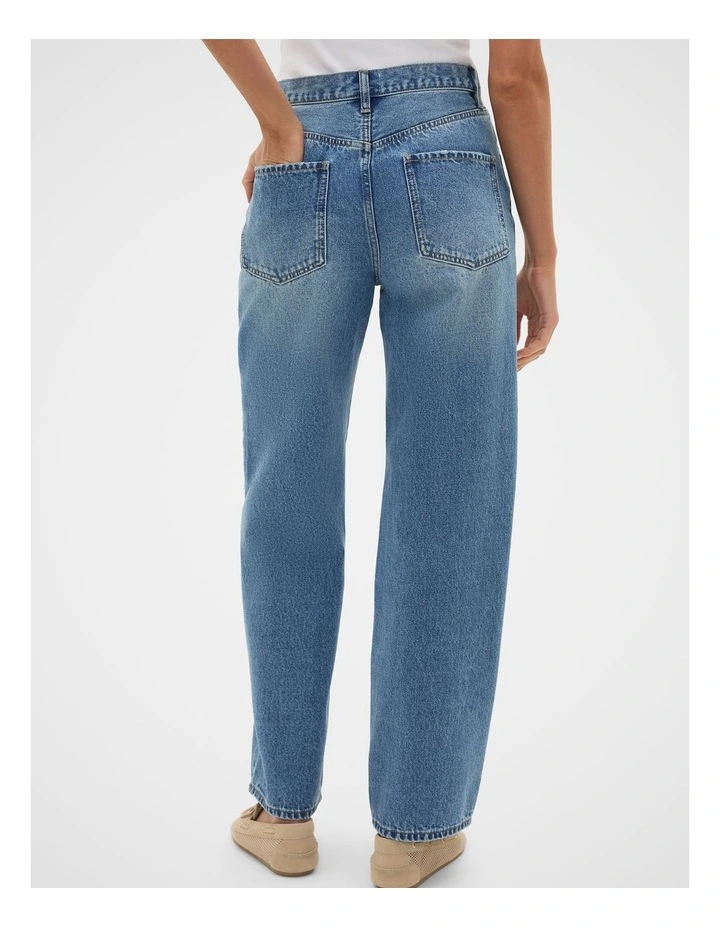 Straight Leg Denim Jean image 4