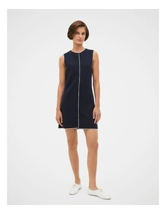 Textured Mini Scallop Knit Dress