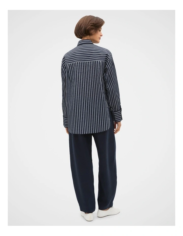 Textured Stripe Pocket Shirt image 4