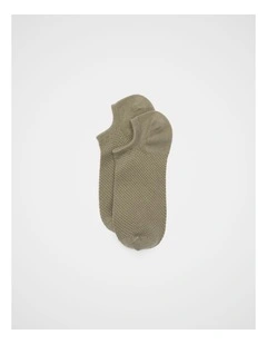 Mini Waffle Sneaker Sock