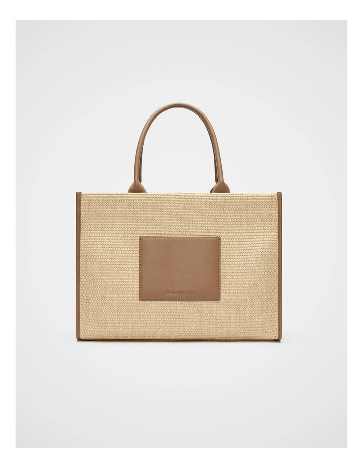 Structured Woven Tote image 1