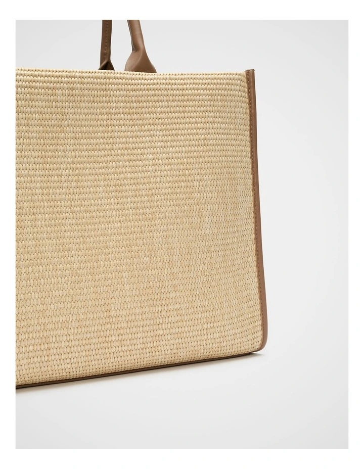 Structured Woven Tote image 3