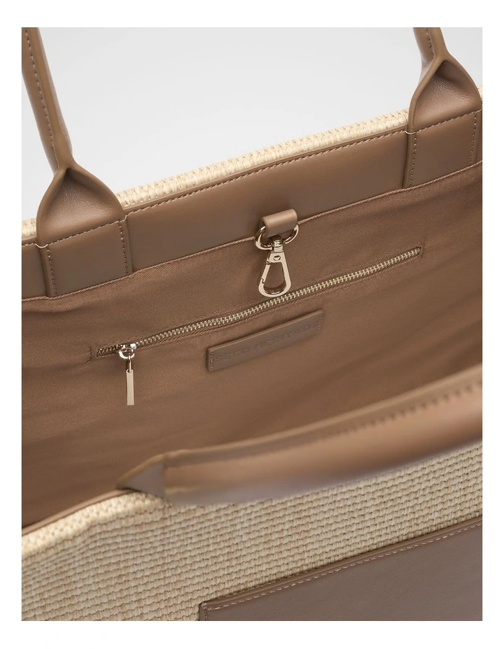 Structured Woven Tote image 4
