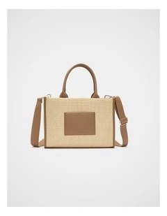 Structured Woven Mini Tote