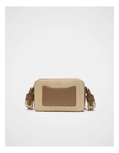 Textured Camera Bag in Tan