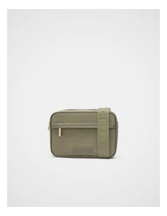 Mini Canvas Crossbody Bag in Caper