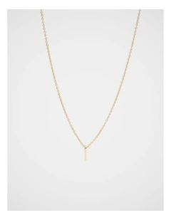 Gold Alphabet Necklace - I