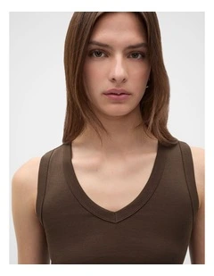 Australian Cotton V Neck Tank