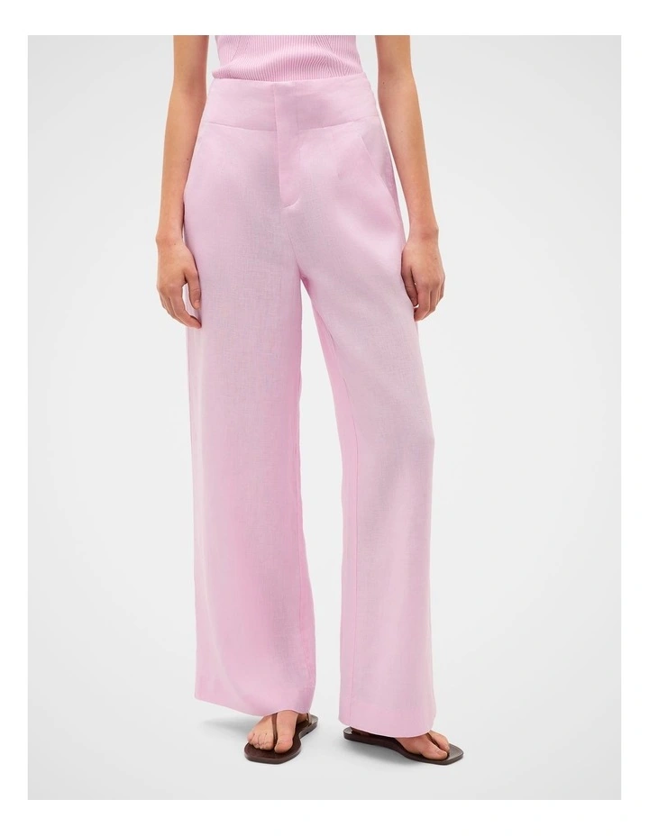 Core Linen Waisted Pant image 2