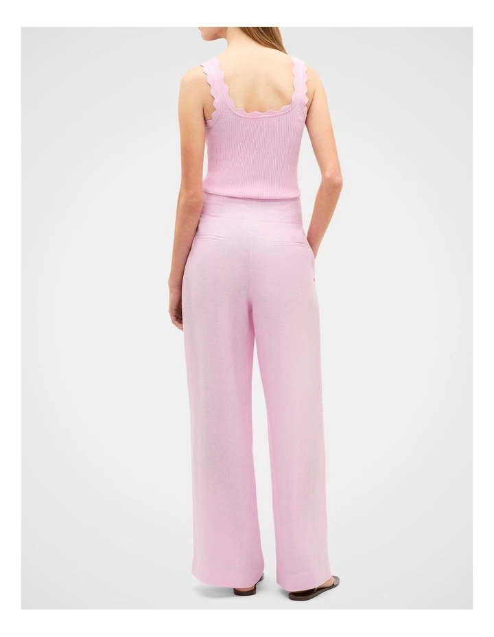 Core Linen Waisted Pant image 3