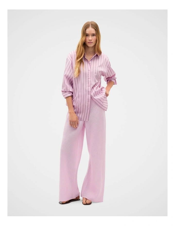 Core Linen Easy Wide Leg Pant image 1