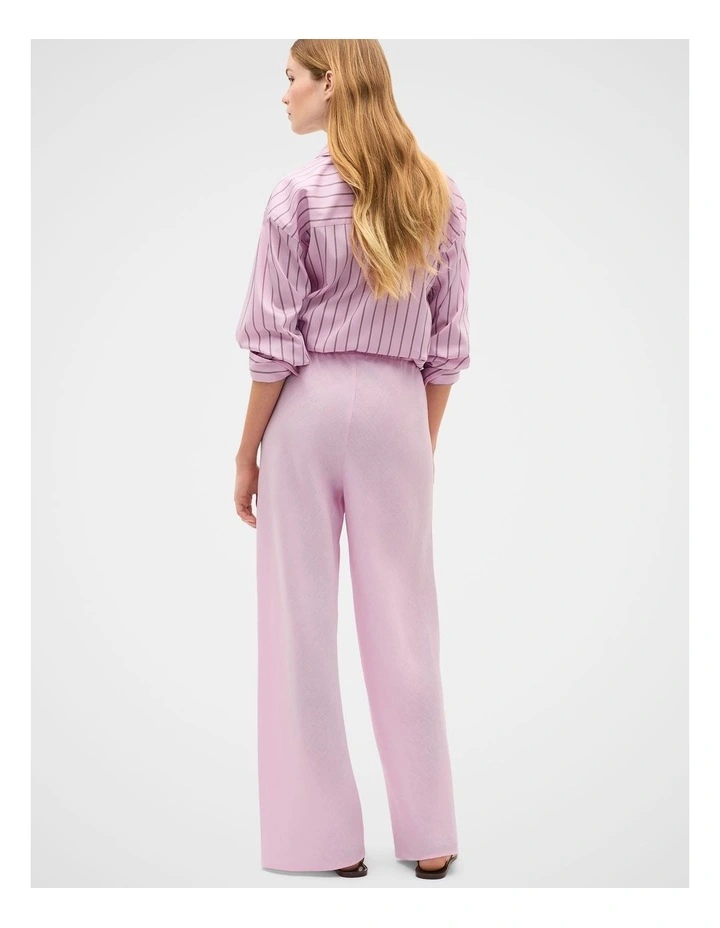Core Linen Easy Wide Leg Pant image 3