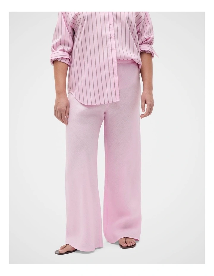 Core Linen Easy Wide Leg Pant image 5