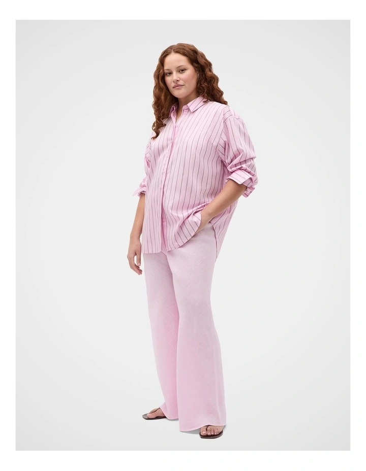 Core Linen Easy Wide Leg Pant image 6