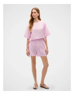 Core Linen High Rise Short
