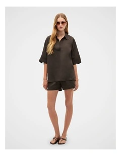 Core Linen High Rise Short