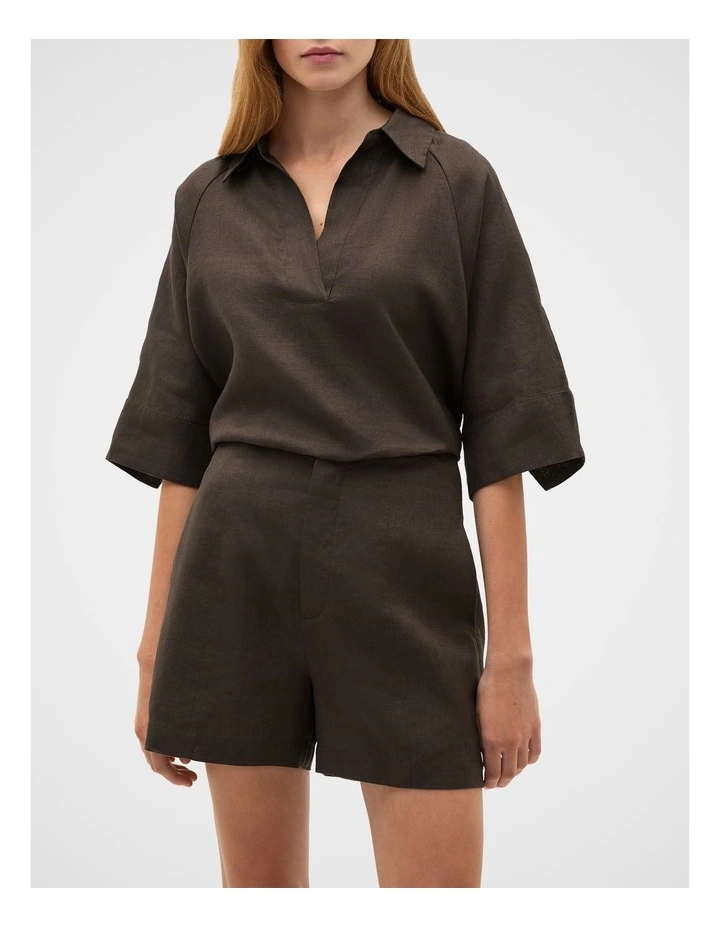 Core Linen High Rise Short image 4