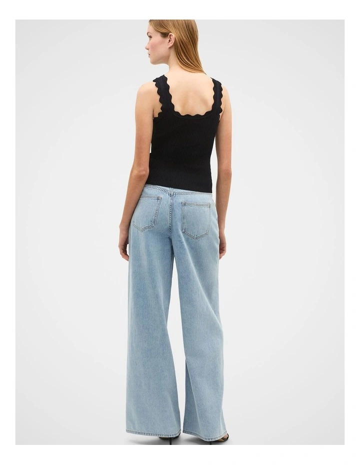 Scallop Knit Top image 3